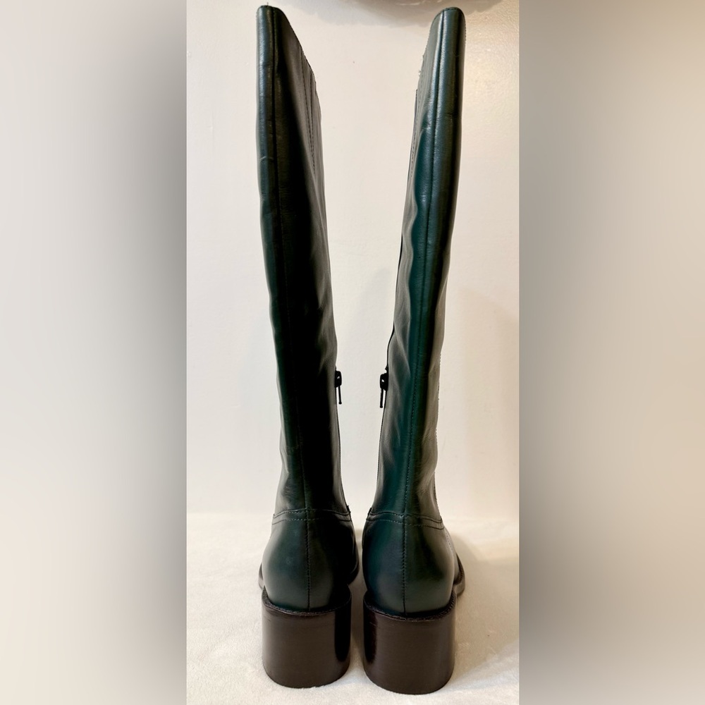 NWT Anthropologie Seychelles Sand In My Boots Dark Emerald Size 8.5 - Picture 4 of 16